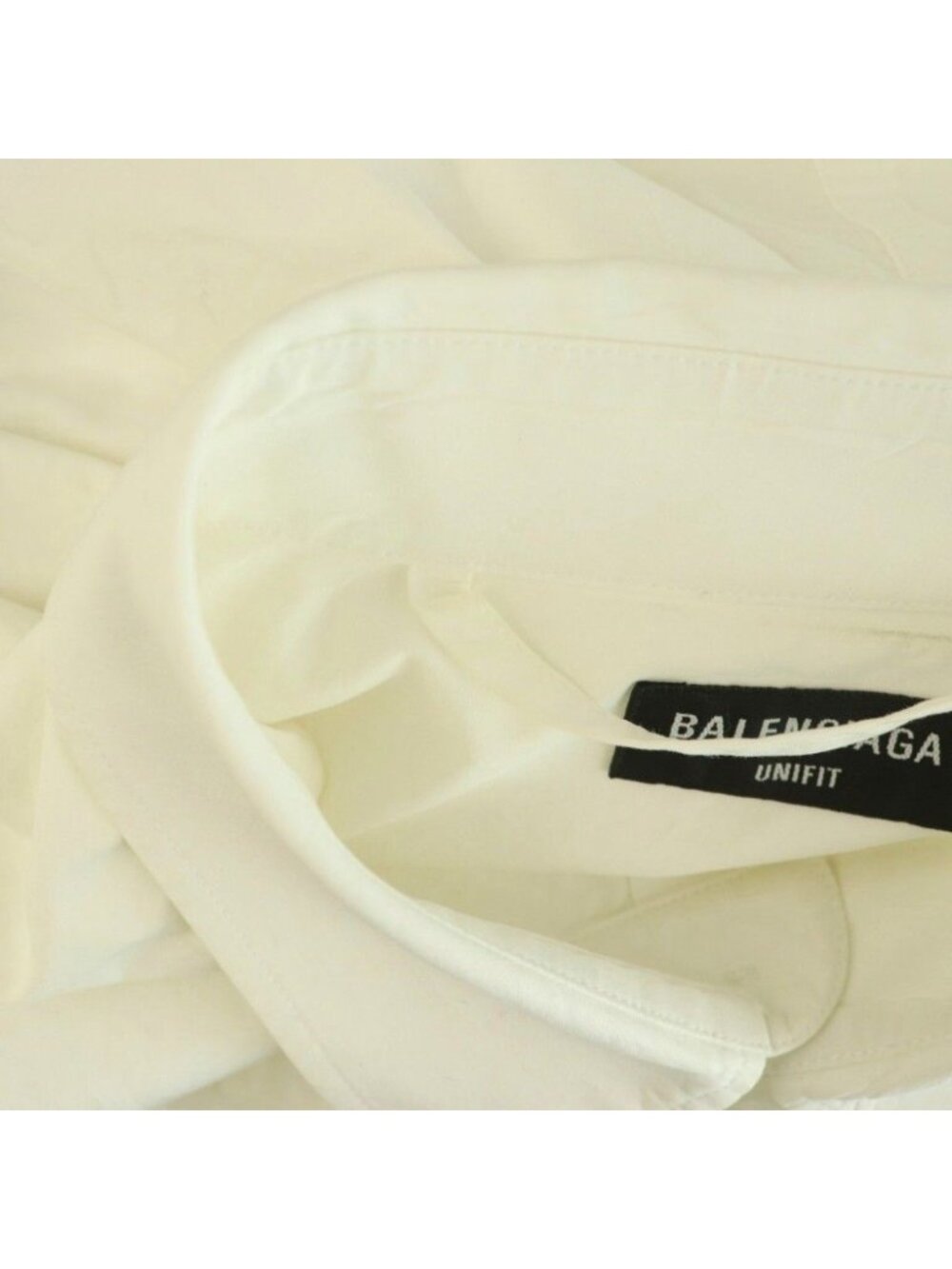 Balenciaga Unifit Overshirt Long Sleeve M White - Picture 6 of 7